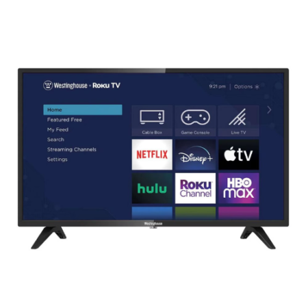 Refurbished 24 Inch HD LED Roku Smart TV With Voice Control