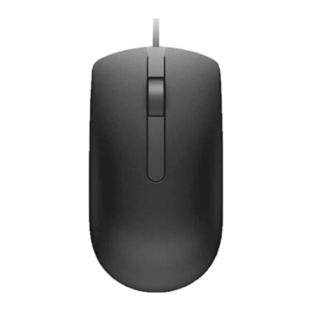 Dell MS116 Wired Optical Mouse 1000 DPI USB Black Standard